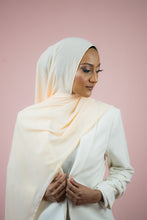 Load image into Gallery viewer, The Apricot Crinkle Chiffon Hijab Scarf by Suriah Scarves