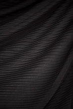 Load image into Gallery viewer, The Black Pleated Chiffon by Suriah Scarves