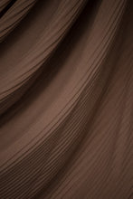Load image into Gallery viewer, The Hazelnut Pleated Chiffon by Suriah Scarves