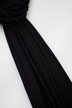 Load image into Gallery viewer, The Relaxed Black Jersey-Suriah Scarves