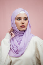 Load image into Gallery viewer, The Jacaranda Lilac Crinkle Chiffon
