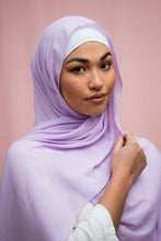 Load image into Gallery viewer, The Jacaranda Lilac Crinkle Chiffon