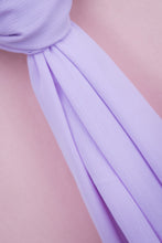 Load image into Gallery viewer, The Jacaranda Lilac Crinkle Chiffon