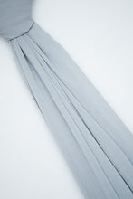 Load image into Gallery viewer, The Ice Grey Crinkle Chiffon Hijab Scarf by Suriah Scarves