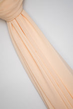 Load image into Gallery viewer, The Apricot Crinkle Chiffon Hijab Scarf by Suriah Scarves
