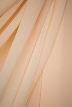 Load image into Gallery viewer, The Apricot Crinkle Chiffon Hijab Scarf by Suriah Scarves