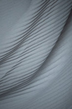 Load image into Gallery viewer, The Graphite Pleated Chiffon by Suriah Scarves