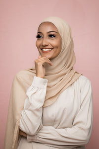 The Toffee Shimmer Chiffon by Suriah Scarves