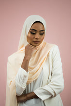 Load image into Gallery viewer, The Apricot Shimmer Chiffon Hijab Scarf by Suriah Scarves
