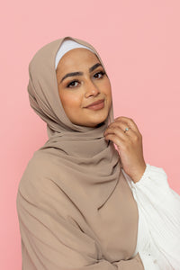 The Cool Sand Everyday Chiffon Hijab by Suriah Scarves