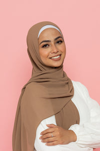 The Clay Everyday Classic Chiffon Hijab - Suriah Scarves