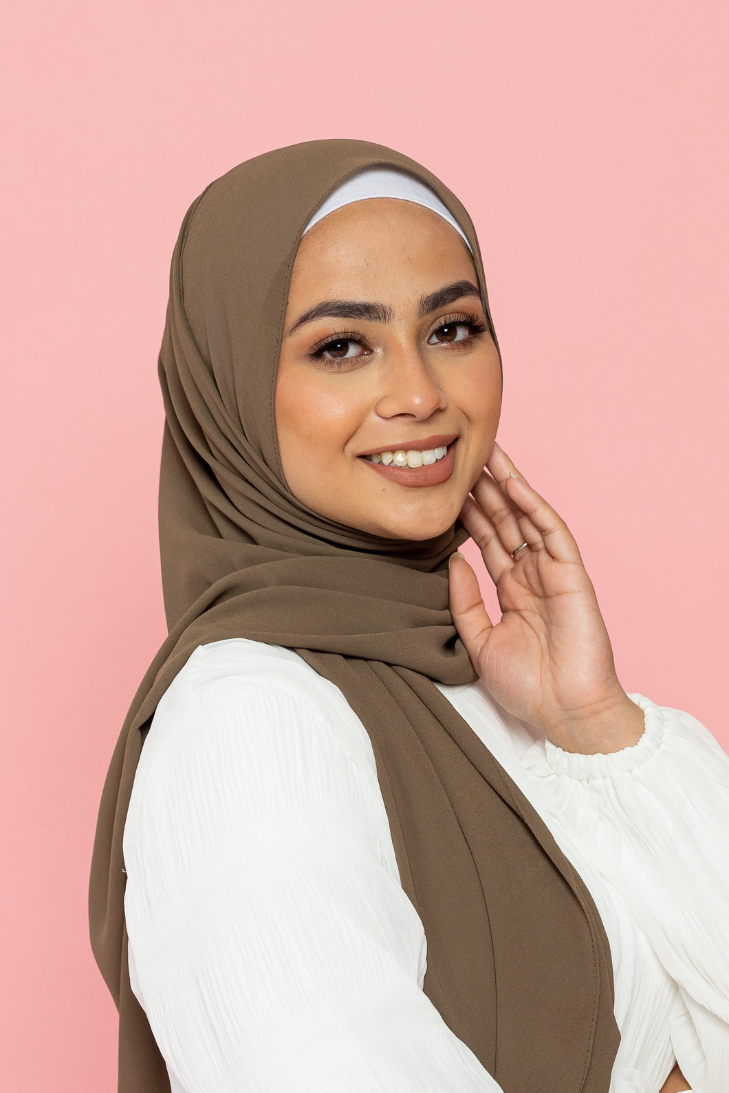 The Cedarwood Everyday Classic Chiffon Hijab
