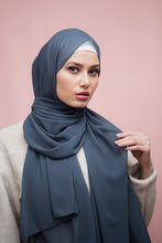 Load image into Gallery viewer, The Steel Classic Chiffon Hijab
