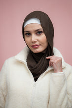 Load image into Gallery viewer, The Espresso Classic Chiffon Hijab
