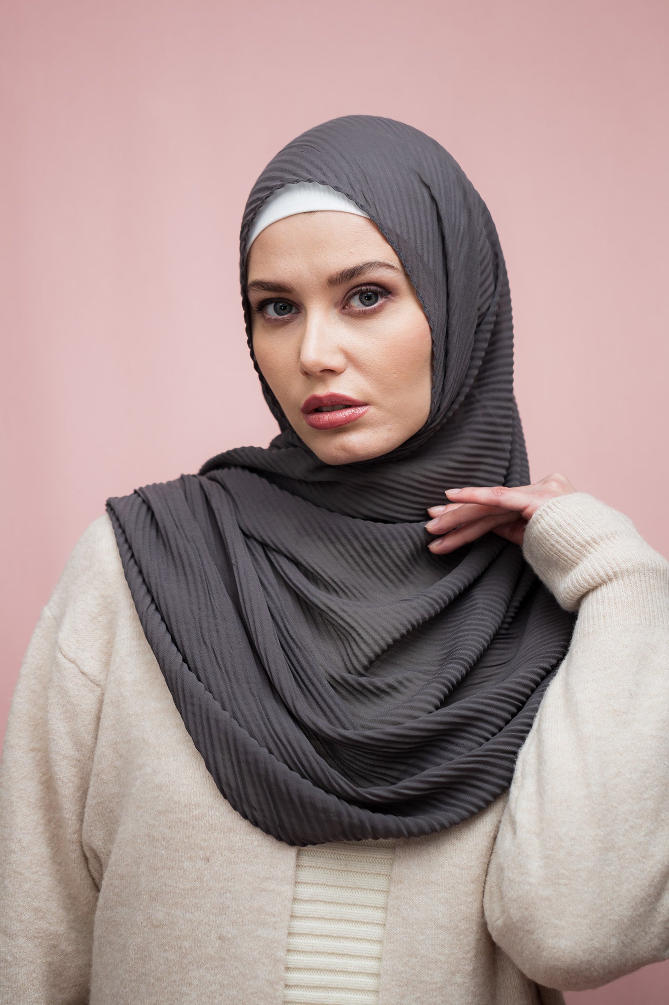 Pleated Shawl Best Shawl The Cloud Pleated Chiffon Hijab Scarf By