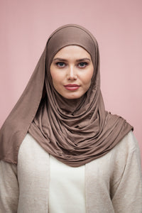 The Instant Caramel Jersey Hijab