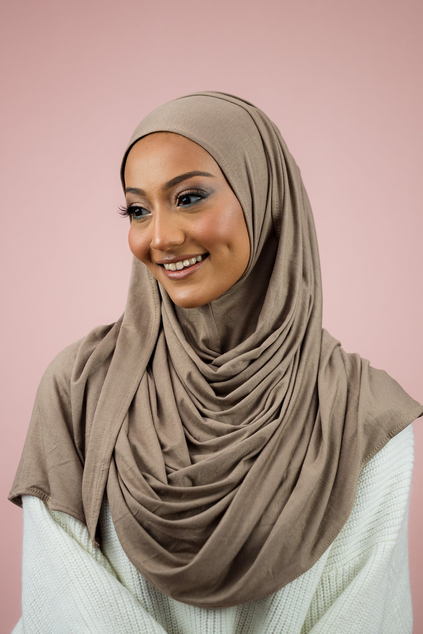 Jersey Hijab - Mocha