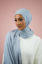 Load image into Gallery viewer, The Relaxed Light Grey Jersey-Suriah Scarves
