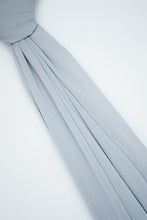 Load image into Gallery viewer, The Ice Grey Crinkle Chiffon Hijab Scarf by Suriah Scarves
