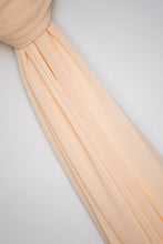 Load image into Gallery viewer, The Apricot Crinkle Chiffon Hijab Scarf by Suriah Scarves
